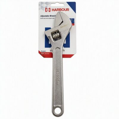 آچار فرانسه سایز ۱۰ هاربر (HARBOUR) مدل RMI-14155 | فولاد آهنگری‌شده با دهانه قابل تنظیم برای مصارف صنعتی و خانگی