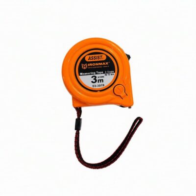 متر نواری ۳ متری آیرون‌مکس (IRONMAX) سری ASSIST مدل 63-3019 | نوار ۱۹ میلی‌متری با قفل خودکار و بدنه مقاوم