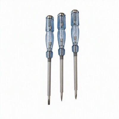 فازمتر حرفه ای آیرونمکس (IRONMAX) مدل IM-VT93 | بدنه کریستالی روشن، تیغه کروم وانادیوم ۱۹۰ میلیمتری برای تست برق از ۱۰۰ تا ۵۰۰ ولت